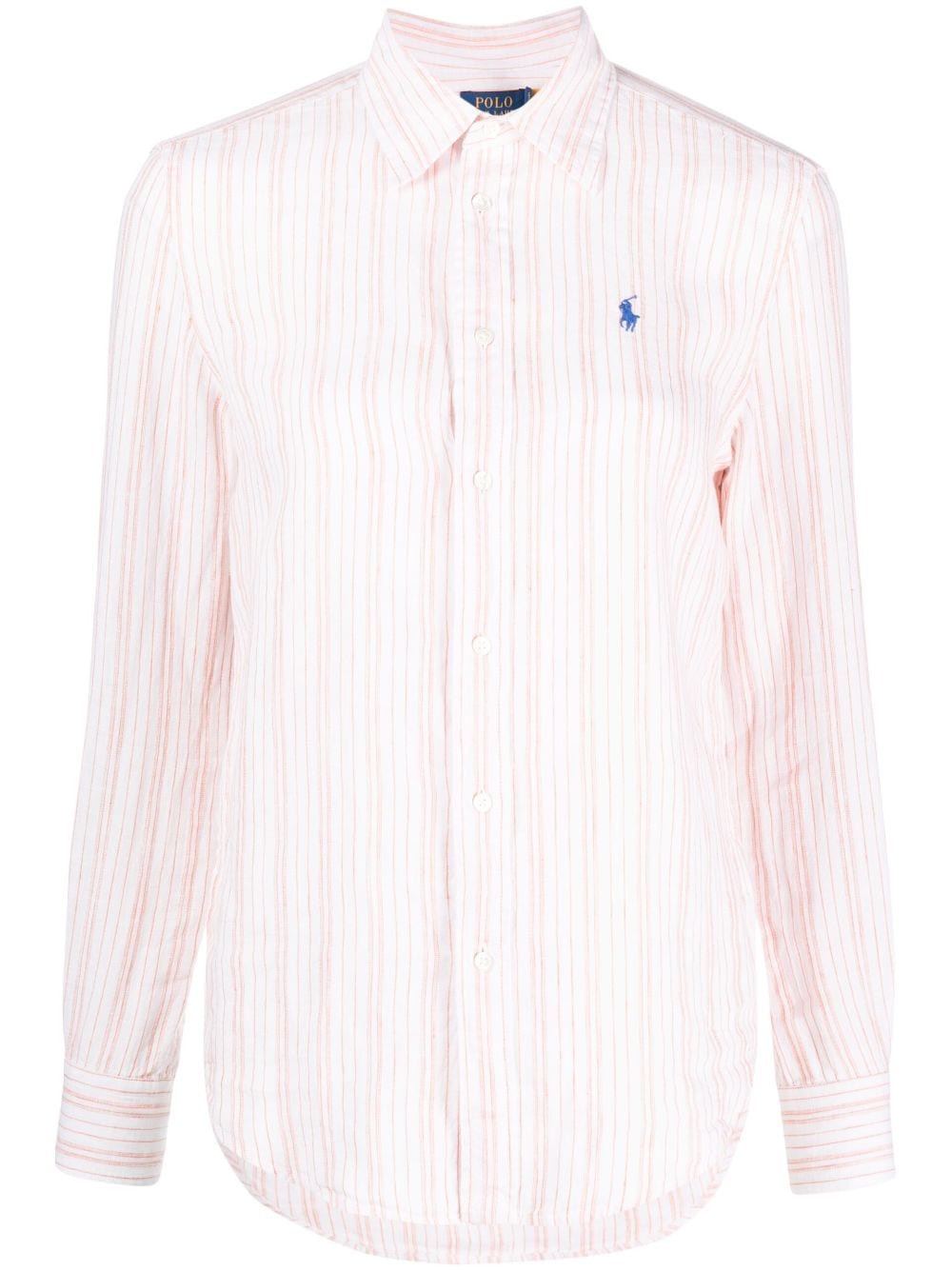 Polo Ralph Lauren Polo Pony Striped Shirt In Weiss