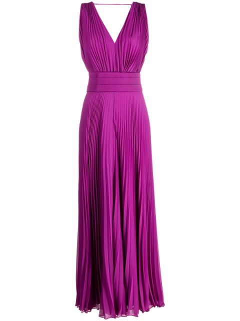 Max Mara pleated long dress Women