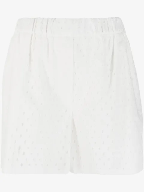 Kenzo Broderie anglaise shorts