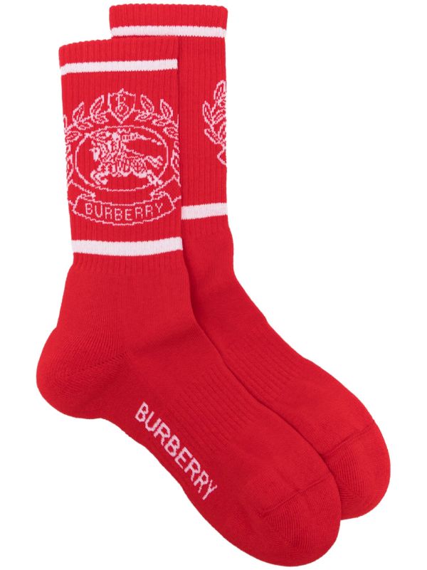 Burberry intarsia-knit Logo Socks - Farfetch