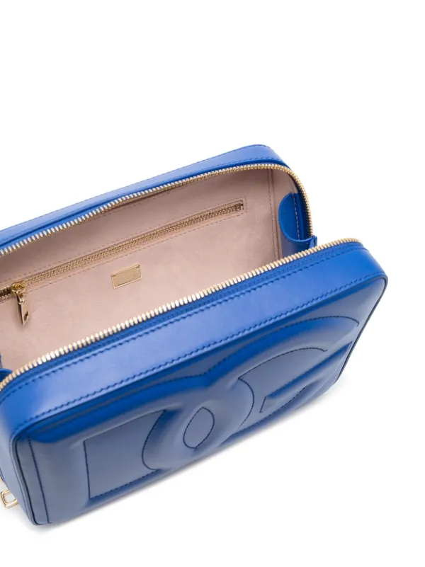 Dolce & Gabbana Bolsa Transversal Média Com Logo DG | Azul