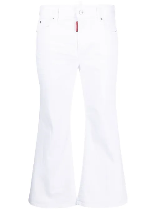 Jean White Bull à coupe courte - DSQUARED2 - Modalova