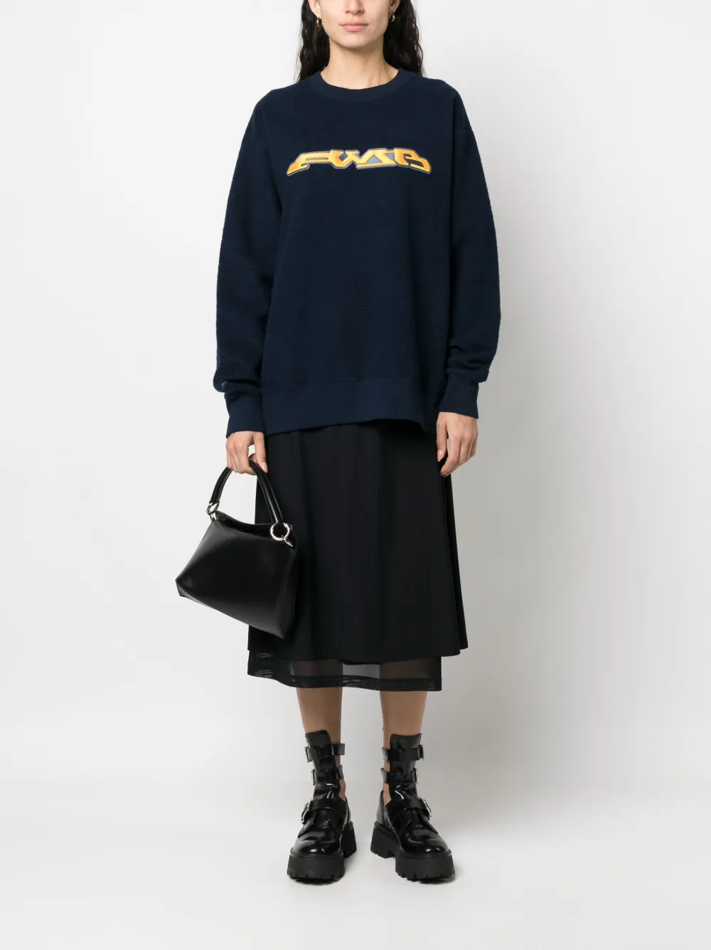 AMBUSH Sweater met logoprint - Blauw