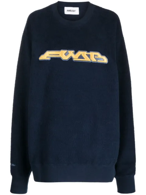AMBUSH logo-print cotton sweatshirt