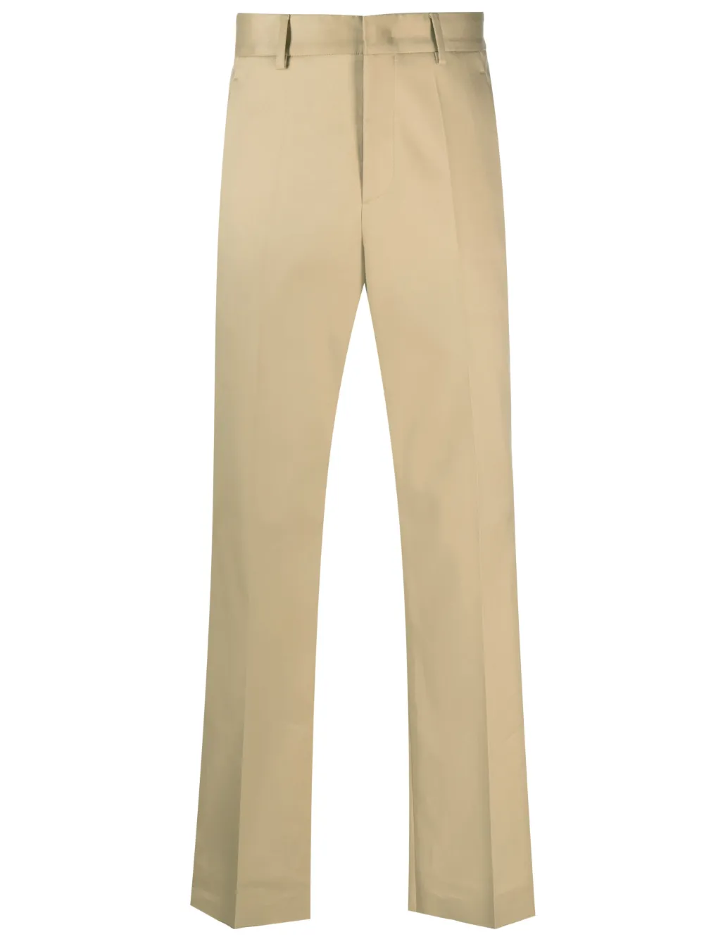 Valentino stripe-embellished straight-leg trousers - Neutrals