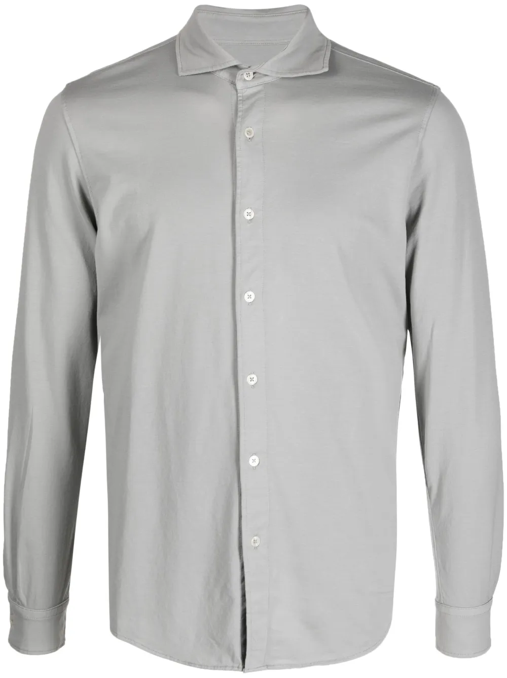 Altea long-sleeve stretch-cotton shirt