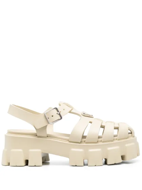 Prada sandalias Foam con logo