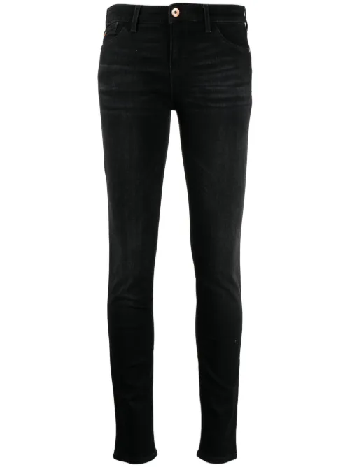 Jean à logo brodé - Emporio Armani - Modalova