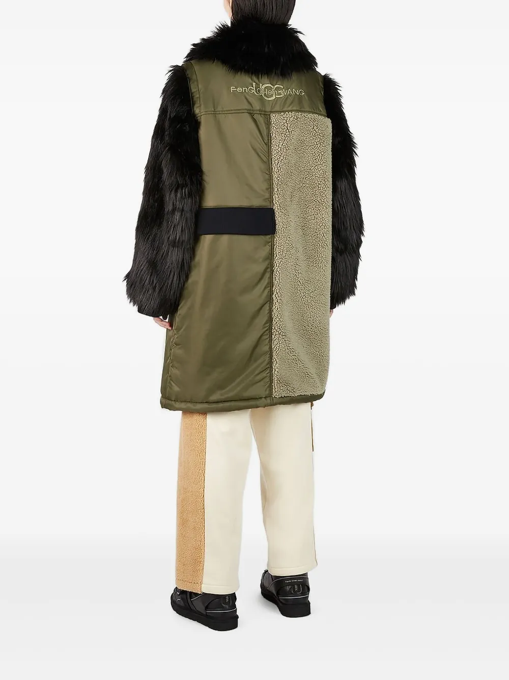 Ugg X Feng Chen Wang Panelled Coat In Multi