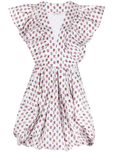 Philosophy Di Lorenzo Serafini floral-print puffball short dress