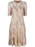 Missoni striped silk dress - Yellow