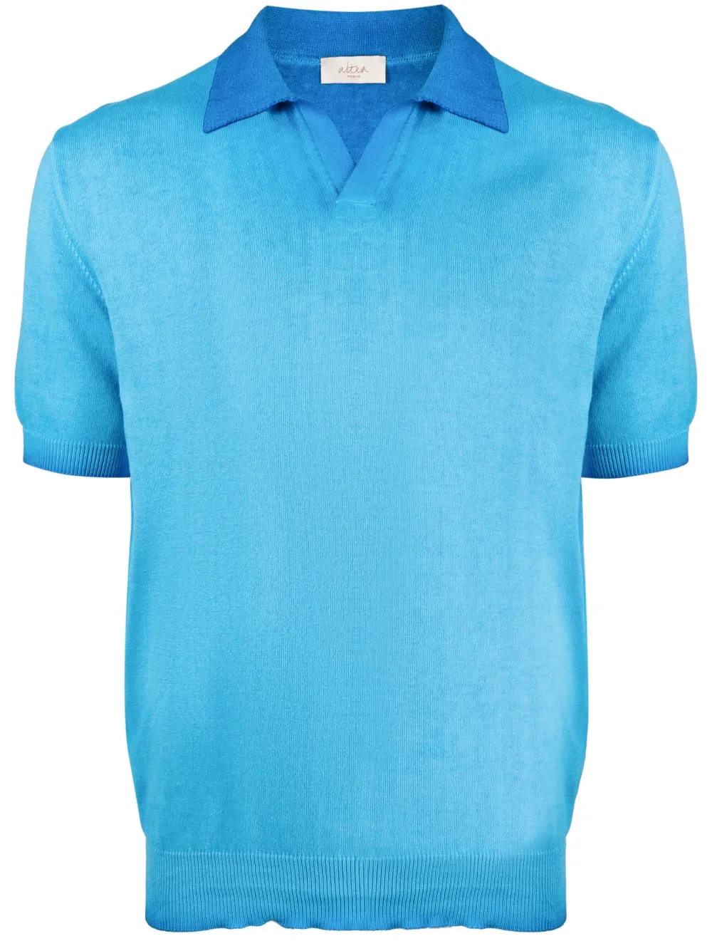 Altea short-sleeved cotton polo shirt