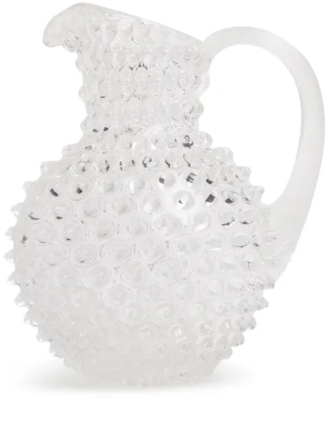 KLIMCHI Hobnail glass jug