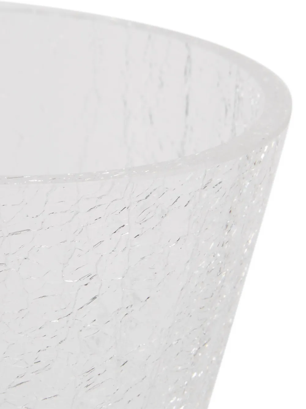 Shop Klimchi Felicity Cracked-effect Vase In White