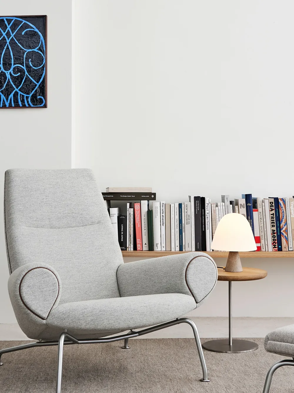 Fredericia Furniture Meadow Table Lamp In White