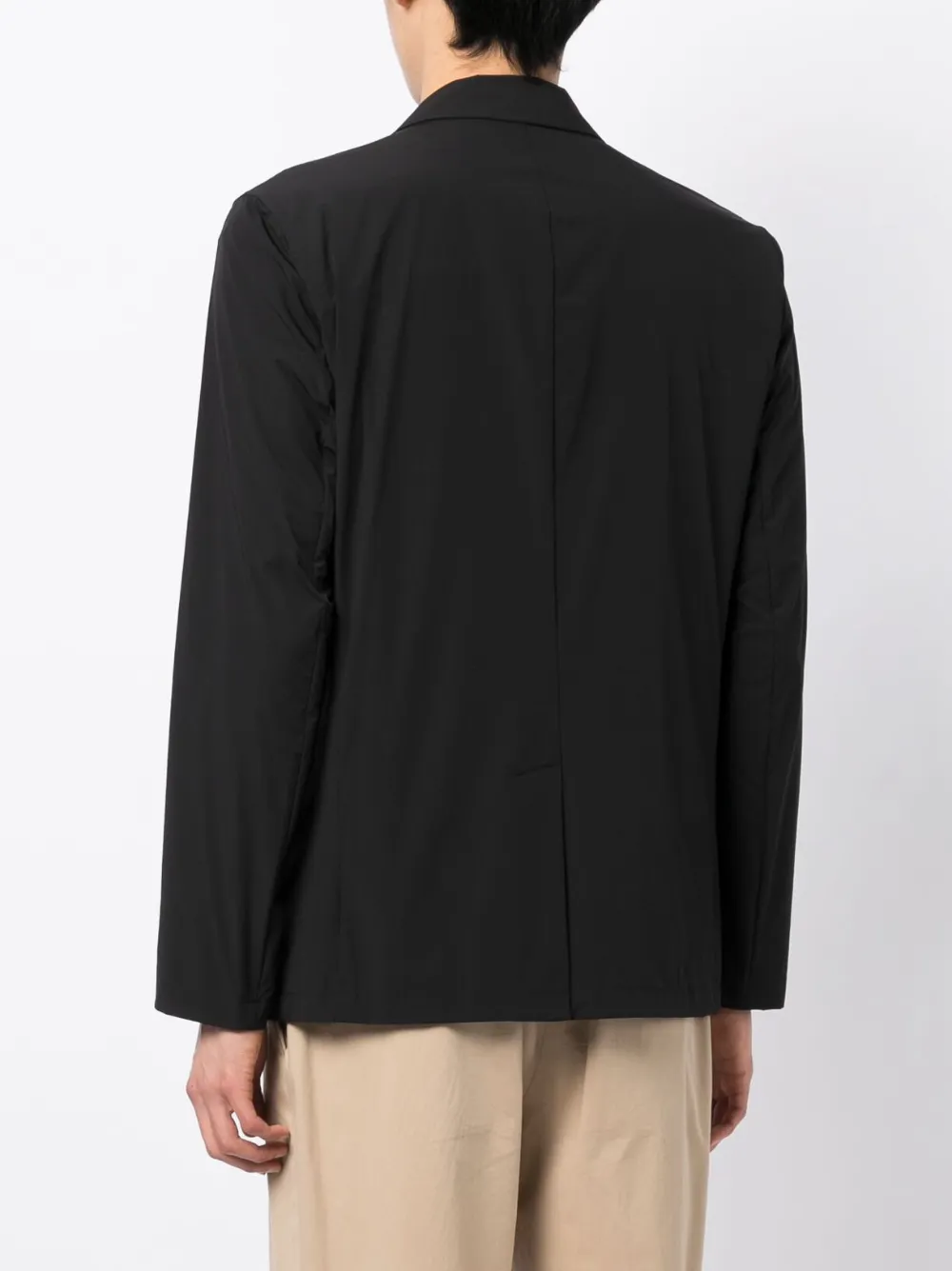 Shop Herno Plain Single-breasted Blazer In Schwarz