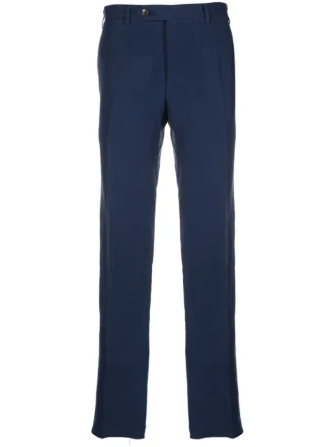 Canali tailored linen-silk trousers