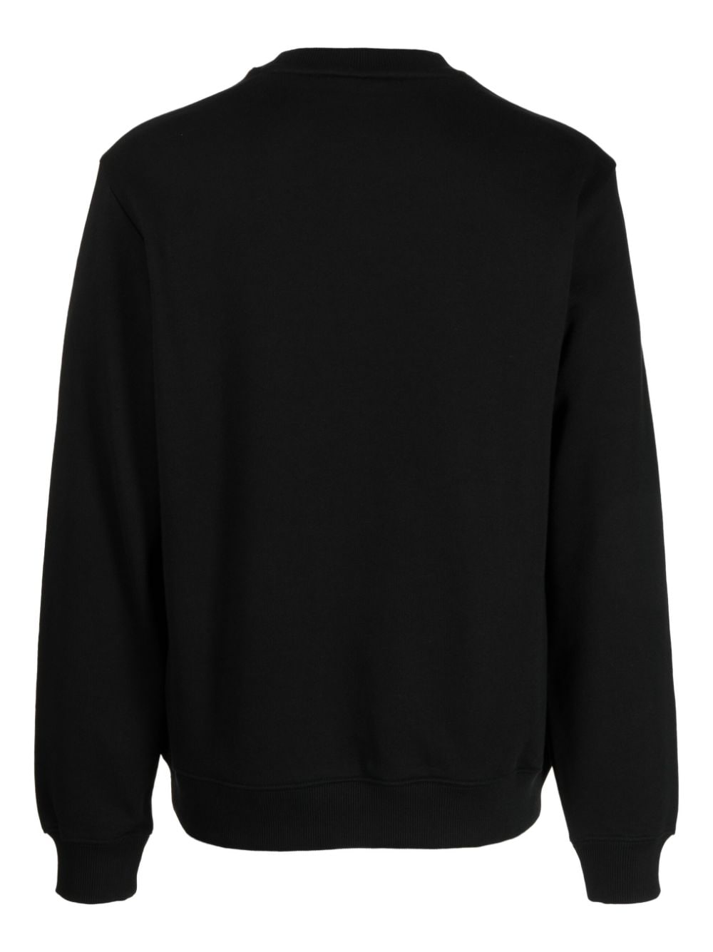 HUGO Sweater met logopatch - Zwart