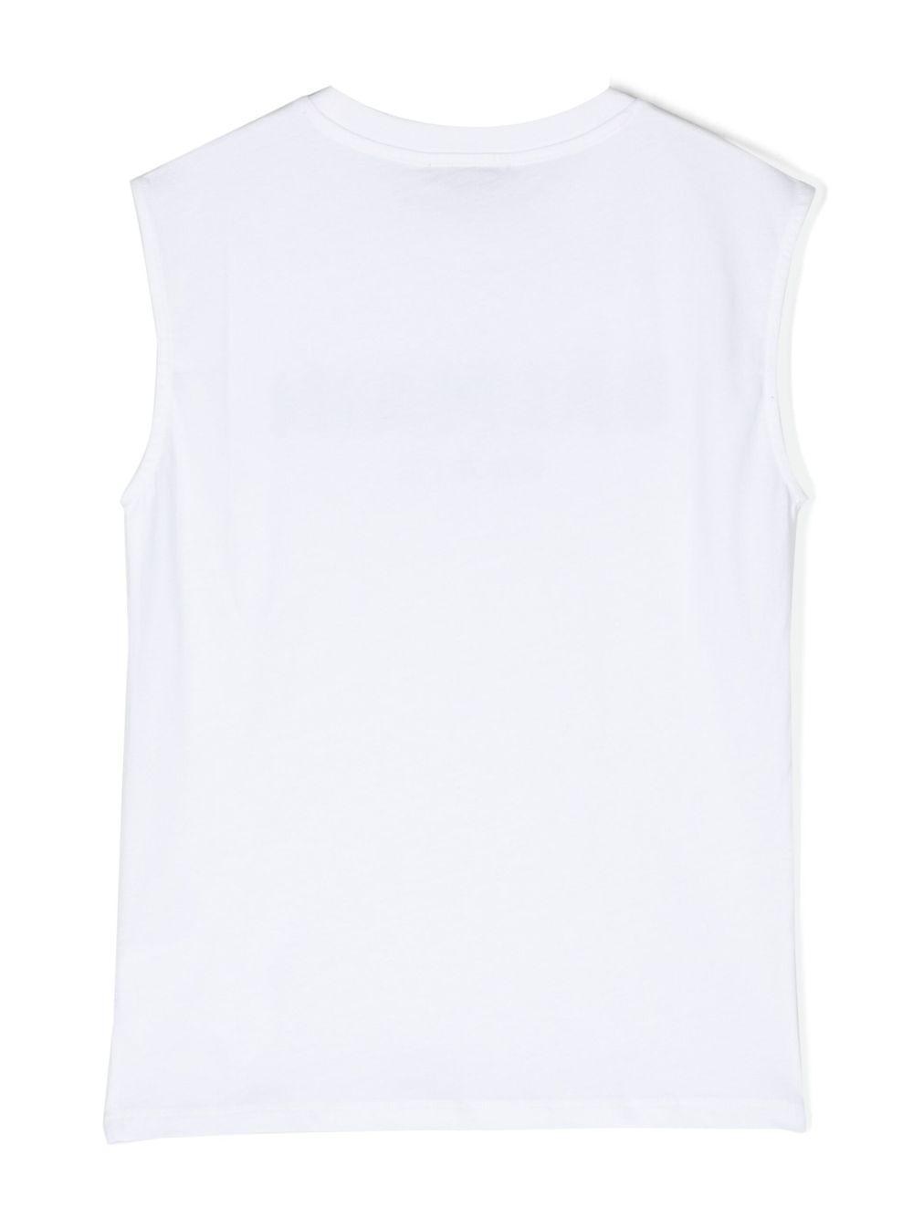 Balmain Kids Tanktop met logoprint - Wit