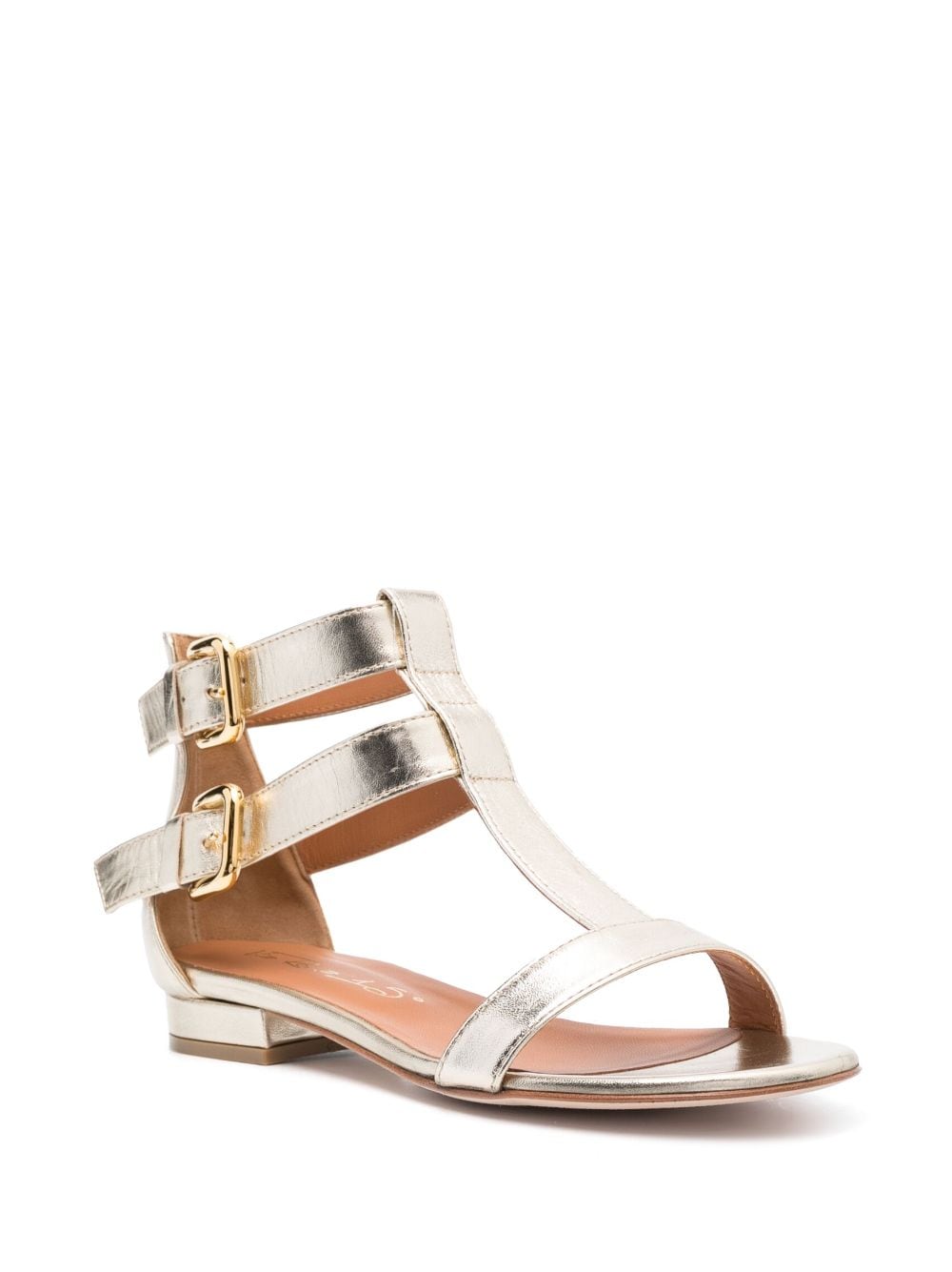 Via Roma 15 Metallic sandalen - Goud