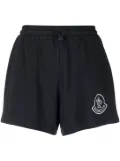 Moncler drawstring cotton shorts - Blue