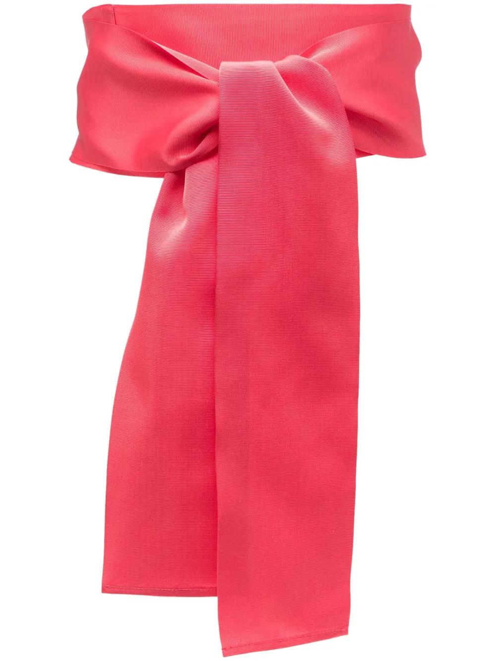 Sara Roka Self-tie Grosgrain Belt In Pink