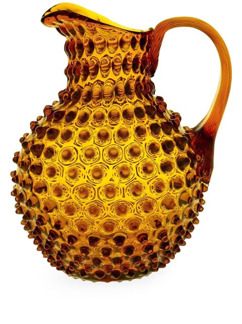 KLIMCHI grande carafe Hobnail en cristal