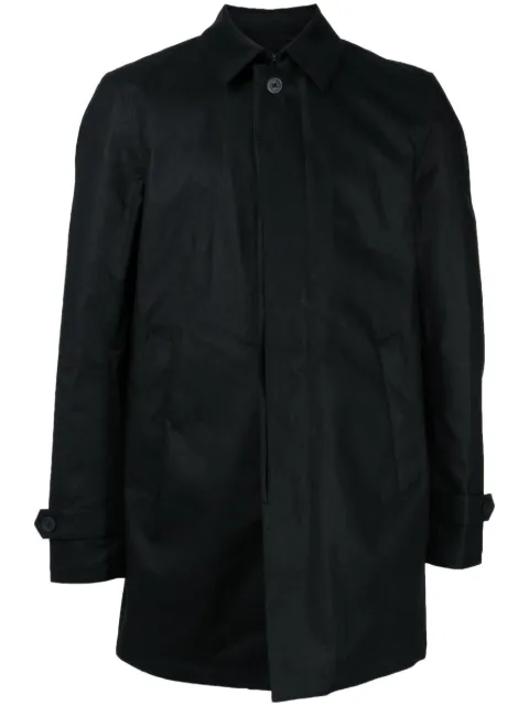 Herno plain linen shirt jacket