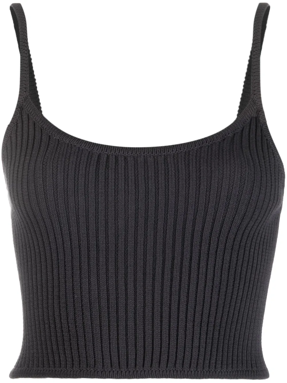 Peserico ribbed tank top - Grey