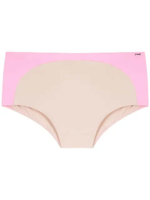 Amir Slama panelled swim trunks