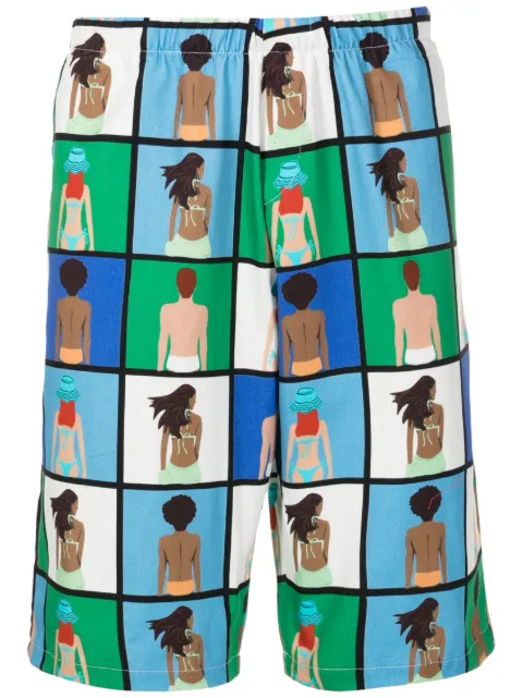 Amir Slama graphic-print bermuda shorts