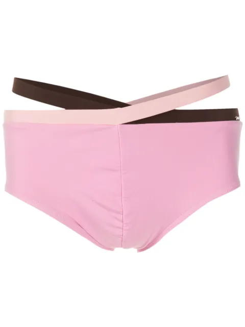 Amir Slama cut-out swim trunks