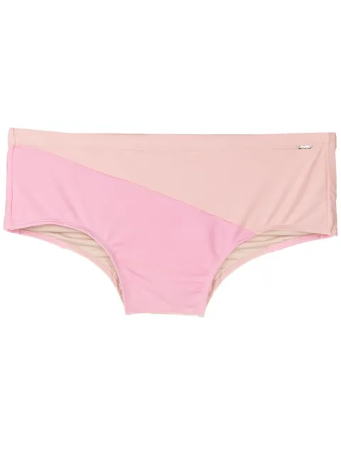 Amir Slama panelled swim trunks