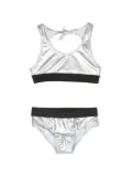 Andorine metallic-finish bikini - Silver