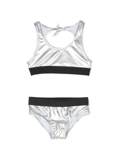 Andorine bikini con acabado metalizado