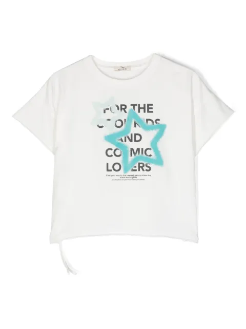 Andorine slogan-print jersey T-shirt