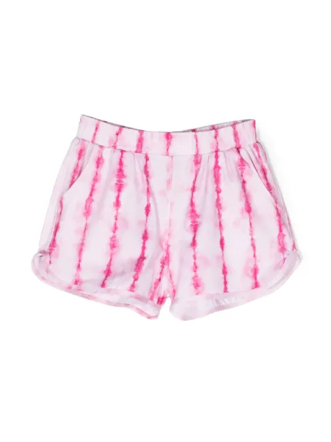 Andorine tie-dye print shorts