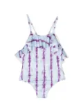 Andorine tie-dye print stretch swimsuit - Blue