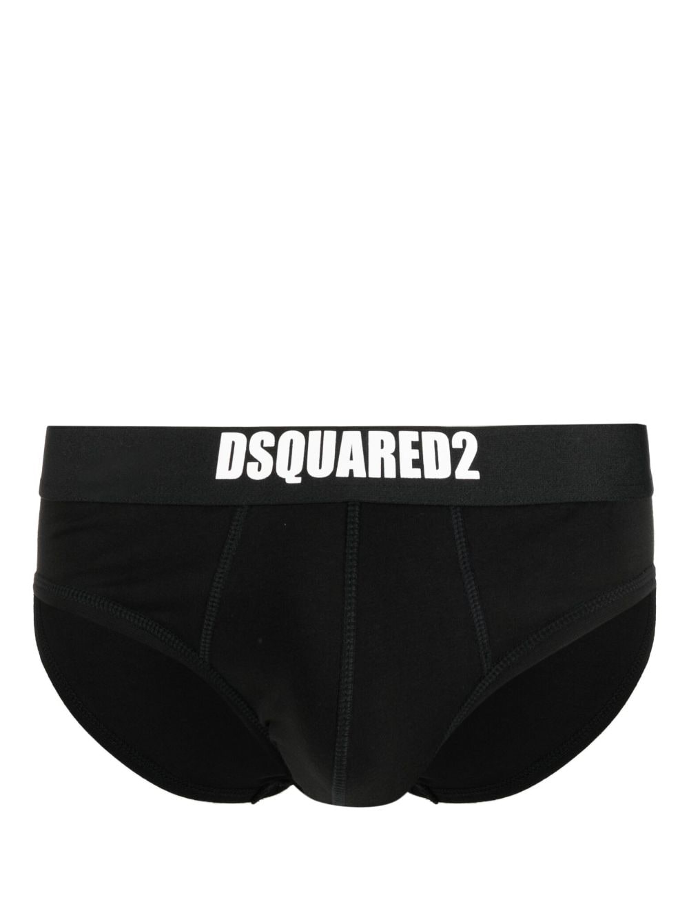 Dsquared2 Twee slips met logoband - Zwart
