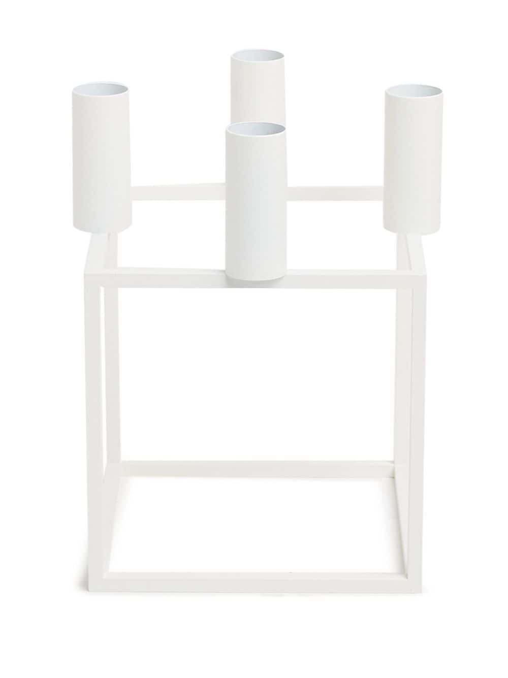 Shop By Lassen Kubus Metal Candle Holder In White