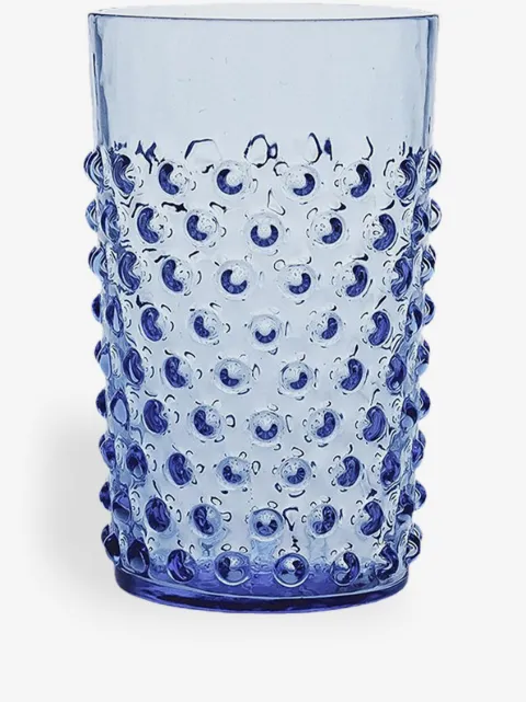 KLIMCHI Hobnail textured-finish tumblers (set of 6)
