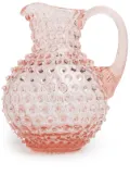 KLIMCHI Hobnail glass jug - Pink