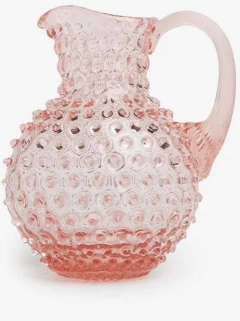 KLIMCHI carafe Hobnail en verre