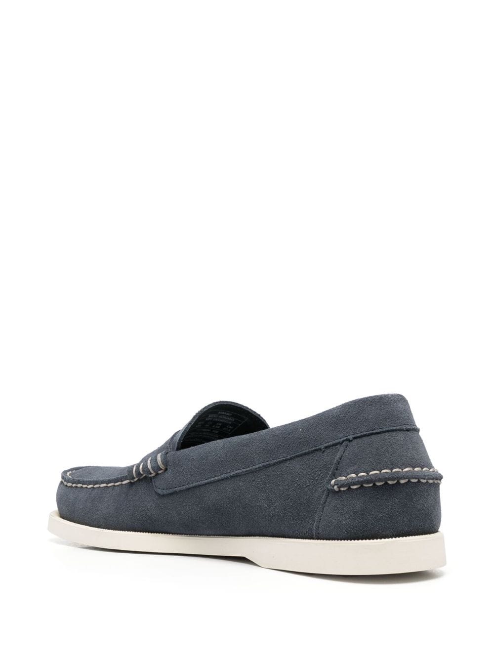 Shop Sebago Slip-on Suede Loafers In Blau