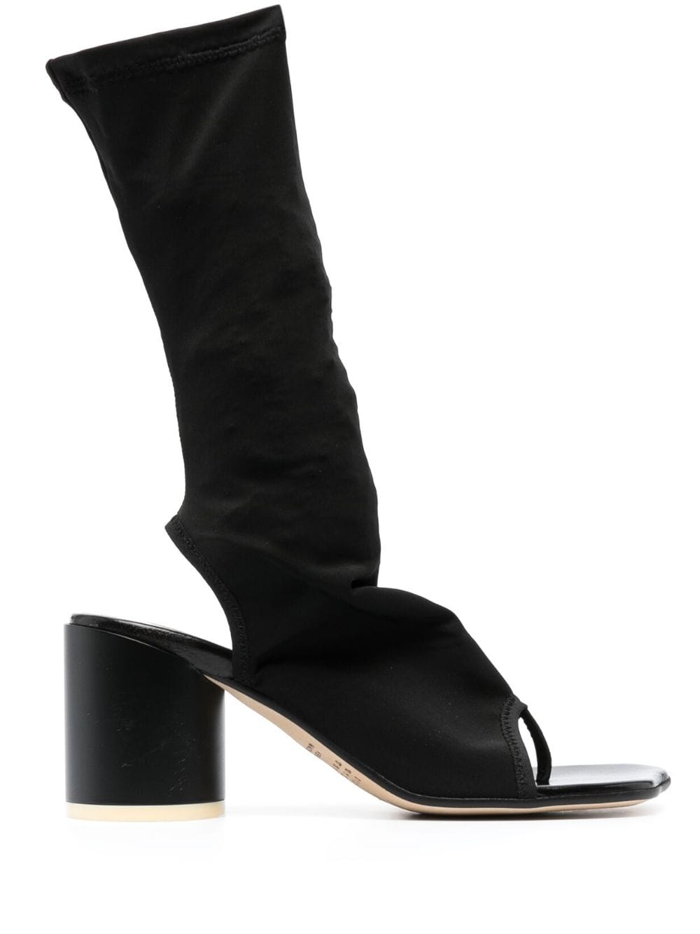 Shop Mm6 Maison Margiela Slip-on Sock-style Boots In Black