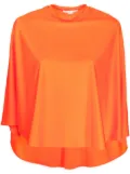 Stella McCartney high-low draped blouse - Orange