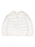 Moncler Enfant Ter logo-patch quilted padded jacket - White