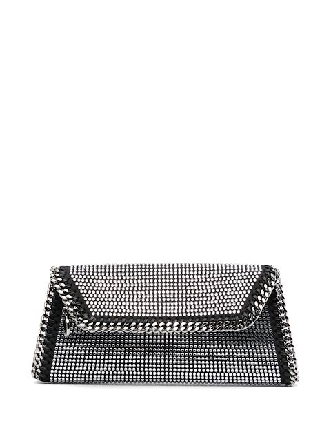 Stella McCartney Falabella Clutch mit Kristallen
