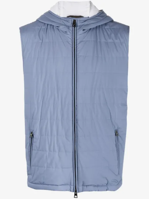 Manzoni 24 zipped hooded gilet