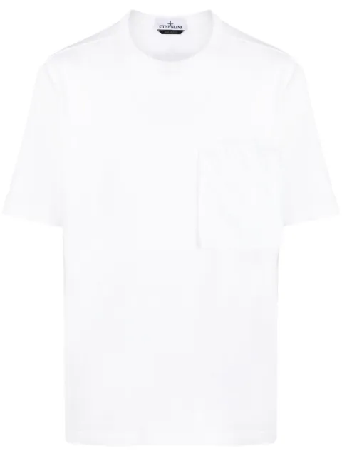 Stone Island - chest-pocket cotton T-shirt